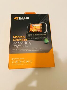 Boost Mobile Kyocera Milano C5120 - Black Sealed Brand New (Dead Stock P/R)
